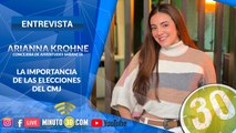 Arianna Krohne habla de su experiencia en el CMJ y la importancia de las elecciones del 19 de octubre
