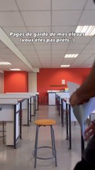 Les pages de garde manga de mes élèves