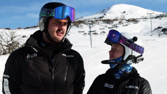 Legally-blind skier Georgia Gunew vying for winter Paralympic Games