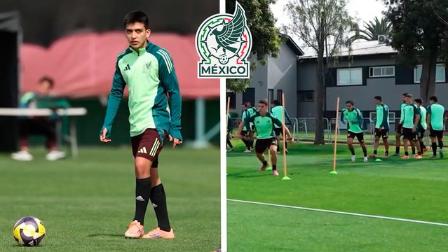 Selección Mexicana Sub-20 tienen su ultimo entrenamiento previo al duelo contra Argentina