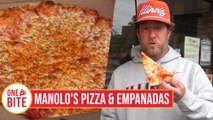 Barstool Pizza Review - Manolo's Pizza & Empanadas (Urbana, IL) Bonus Empanada Review