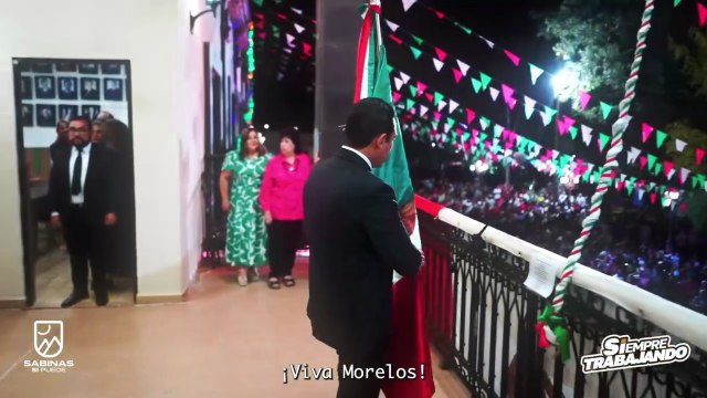 Grito de Independencia Sabinas Hidalgo N.L. Alcalde Daniel Gonzalez