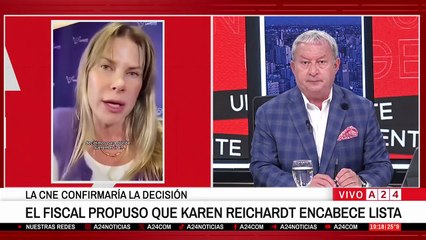 El fiscal ratificó que Karen Reichardt reemplace a Espert