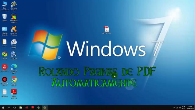 Rolando Páginas de Um Documento em PDF Automaticamente