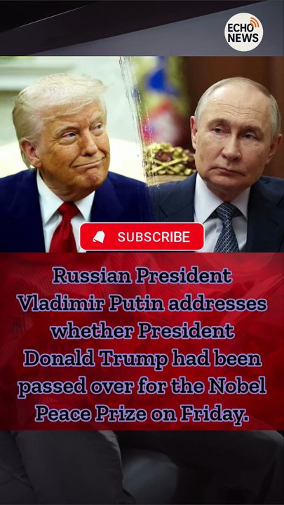 Russian President Vladimir Putin addresses whether President Donald Trump