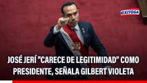 Elección de José Jerí como presidente carece de legitimidad, según Violeta: 