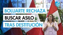 Expresidenta Dina Boluarte rechaza buscar asilo tras su destitución
