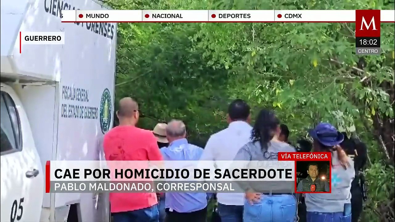 En Guerrero, detienen a Miguel Ángel 'N', presunto implicado en el asesinato del padre Bertoldo