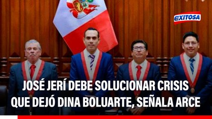José Jerí debe convocar un Gabinete idóneo ante crisis que dejó Dina Boluarte, señala Arce