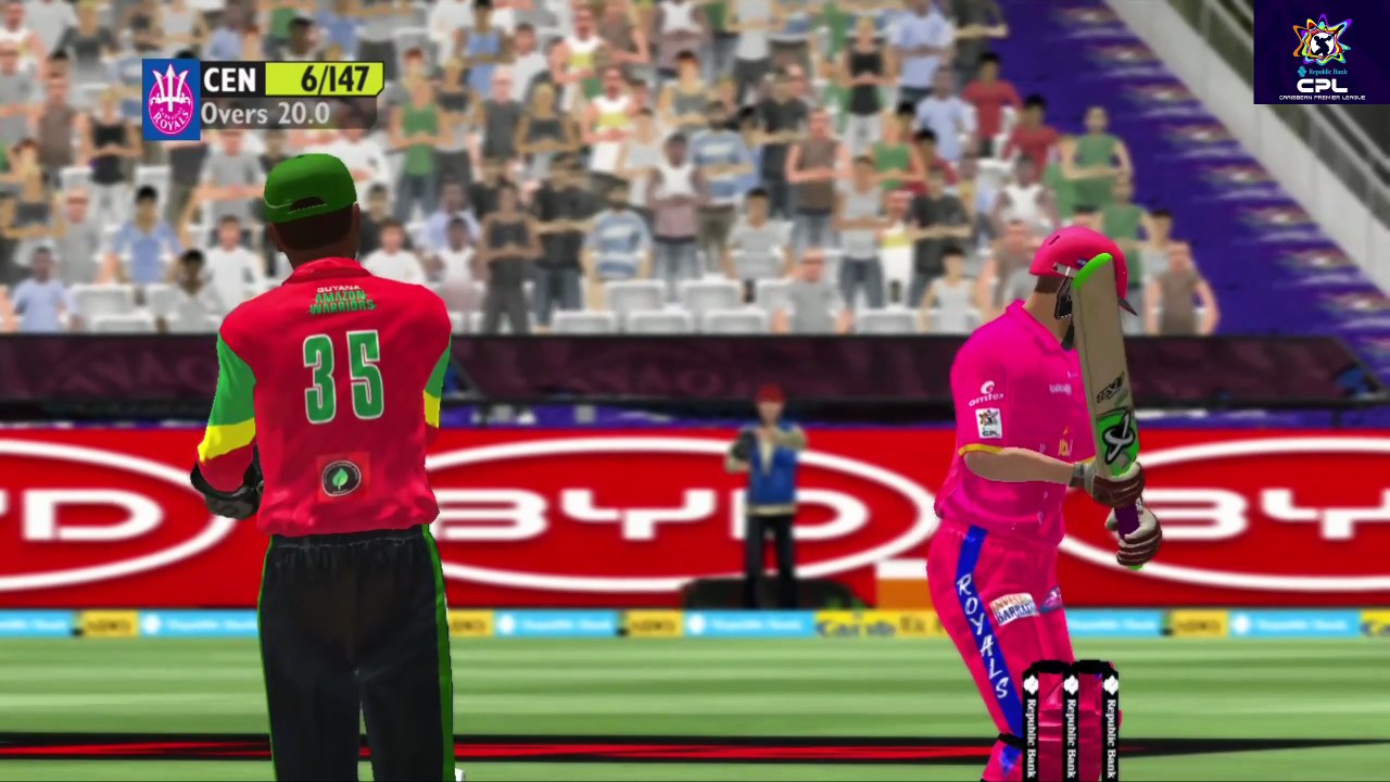 ASHES CRICKET 2009 CPL PATCH 25 | BARBADOS  ROYALS VS AMAZON GUYANA MATCH 7| ASHES CRICKET 2009