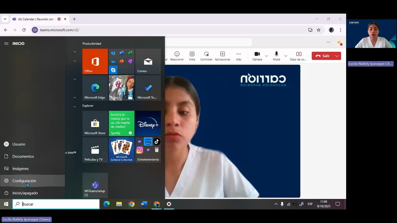 ITEMS DE CONFIGURACIÓN MDE WINDOWS