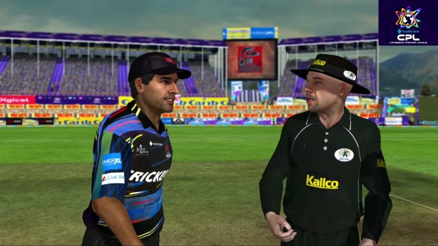 ASHES CRICKET 2009 CPL 25 PATCH| ANTIGUA FALCON VS TRIBAGO KINGHT RIDERS|