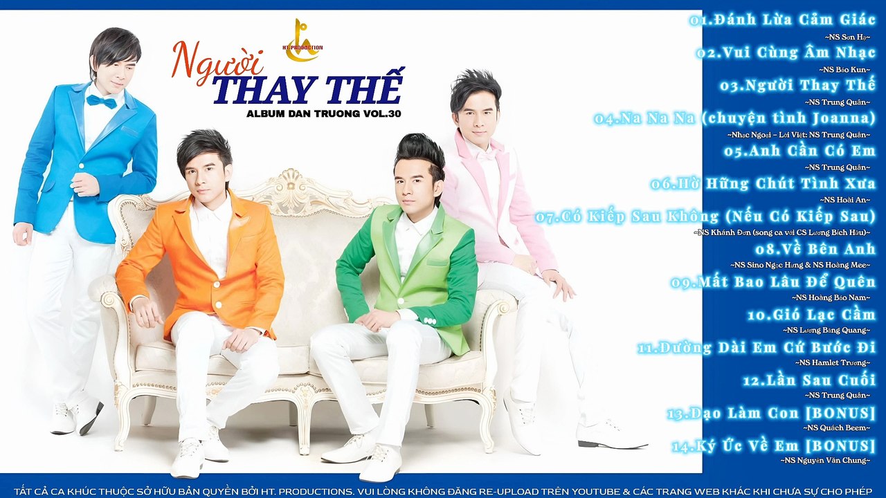 Album CD Đan Trường Vol.30 - Người Thay Thế (2014)