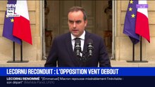 Sébastien Lecornu reconduit: l'oppposition vent debout