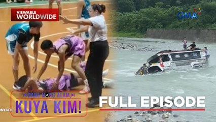 Jeep na tumatawid sa ilog, tumaob!; Lalaking nagba-basketball, nabagok! | Dami Mong Alam, Kuya Kim!