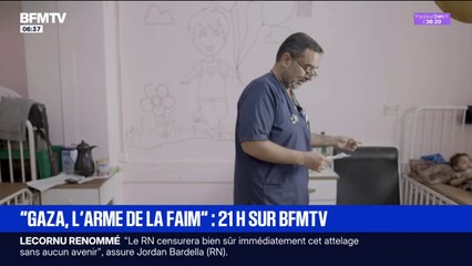 "Gaza, l'arme de la faim" une enquête à retrouver ce samedi soir à 21h sur BFMTV