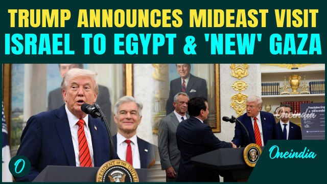 'Everybody wants this': Trump Flies to Israel after Gaza Ceasefire | 28 Hostages’ Bodies Unearthed