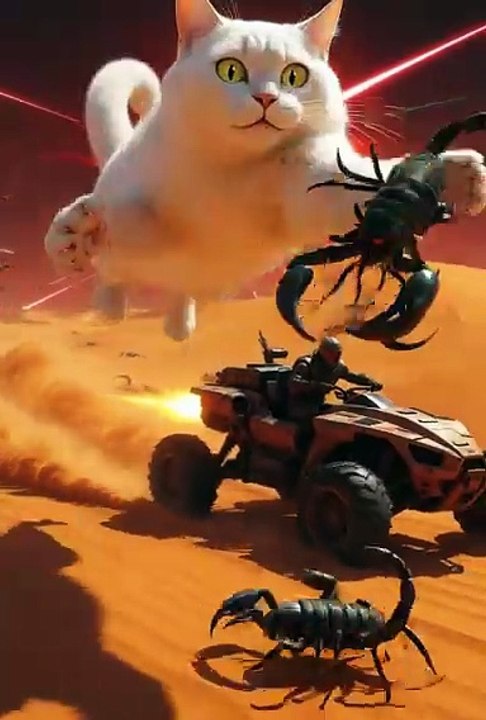 Cat incredible attack