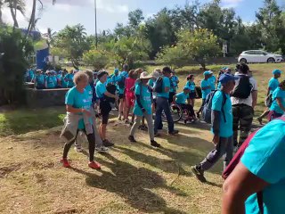 Marche bleue à St-Denis