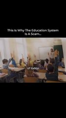 Here’s the truth nobody told you..  The education system wasn’t built to make you free… it was built to make you obedient.