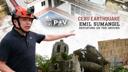Cebu Earthquake Coverage: Emil Sumangil’s Ground Zero Report 📹