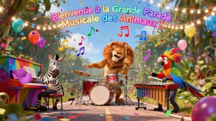 La Grande Parade Musicale des Animaux 🐾🌈🎵