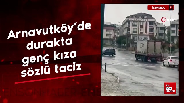 İstanbul'da durakta genç kıza sözlü taciz