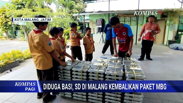 SD di Malang Kembalikan Paket Makan Bergizi Imbas Diduga Basi