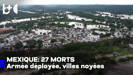 Pluies torrentielles au Mexique: au moins 27 morts, des images montrent la situation grave
