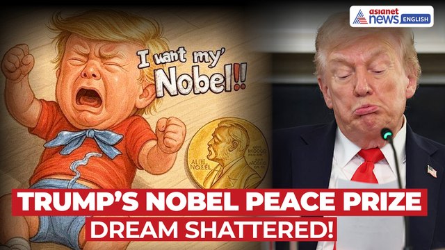Meme Tsunami Hits as Trump Denied Nobel Peace Prize; Award Goes to Venezuelan Activist Machado