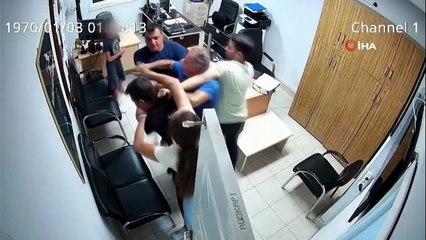 Polis merkezinde büyük rezalet