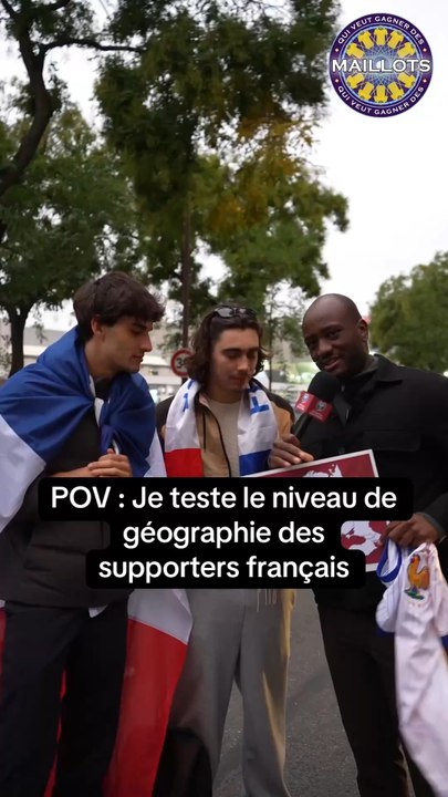 France🇫🇷– Azerbaïdjan 🇦🇿  : les supporters français sont-ils bons en géo ? 🤔 📍