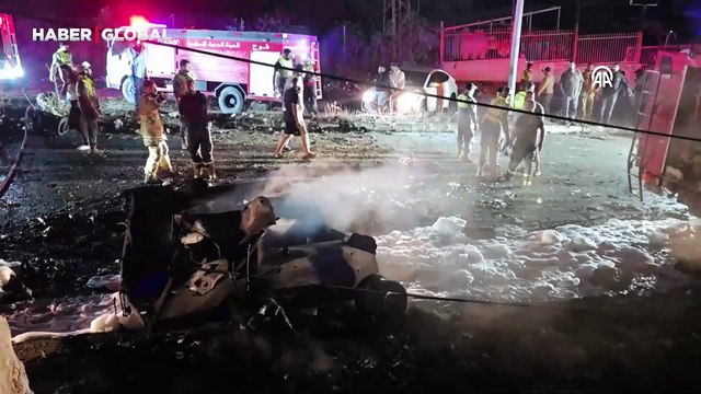 İsrail ordusu Lübnan'ın güneyine böyle saldırdı