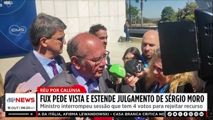 Fux pede vista e estende julgamento de Sergio Moro