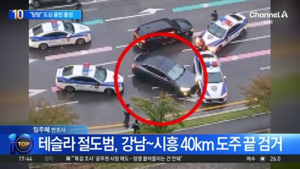 20대 차량 절도범…실탄·테이저건 쏴 검거