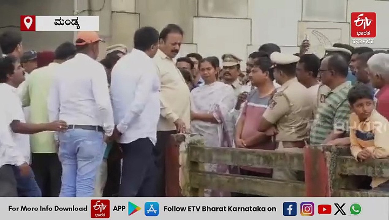 ಮಂಡ್ಯ: ಮಳೆಯಿಂದ ಹಾನಿಗೊಳಗಾದ ಪ್ರದೇಶಗಳಿಗೆ ಸಚಿವ ಚಲುವರಾಯಸ್ವಾಮಿ ಭೇಟಿ, ಪರಿಶೀಲನೆ