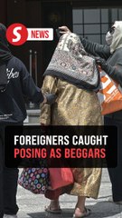 Immigration nabs foreign beggars during Ops Sapu at Masjid Jamek Kampung Baru