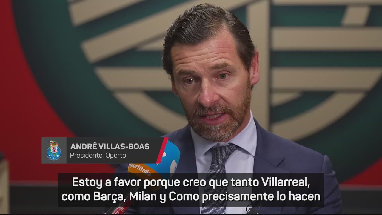 Villas-Boas se muestra a favor del Villarreal-Barça en Miami