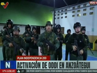 Activan despliegue de la Zona Operativa de Defensa Integral número 51 del edo. Anzoátegui
