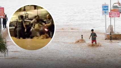 La dana Alice deja inundaciones en Murcia