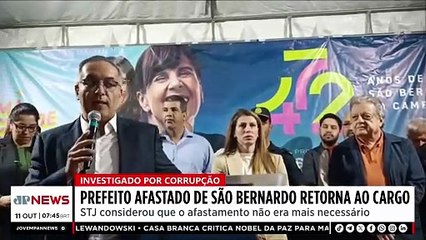 Prefeito afastado de São Bernardo, Marcelo Lima retorna ao cargo