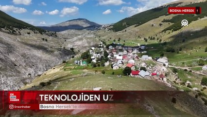 Bosna Hersek'te teknolojiden uzak, doğasıyla öne çıkan dağ köyü: Lukomir