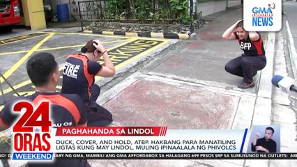 Phivolcs stresses “duck, cover, and hold” and other quake safety measures | 24 Oras Weekend