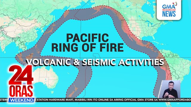 Shifting tectonic plates trigger most quakes along the Pacific Ring of Fire | 24 Oras Weekend
