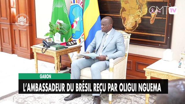 [#Reportage] Gabon : l’Ambassadeur du Brésil reçu par Oligui Nguema