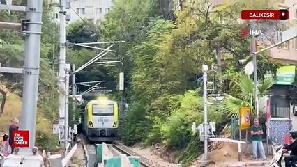 Balıkesir'de evlerin altından geçen 114 yıllık tren tüneli mahalleyle bütünleşti