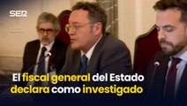 El fiscal general del Estado declara como investigado: la grabación del interrogatorio en el Supremo