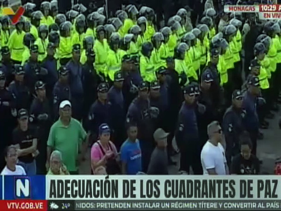 Vpdte. Sectorial Diosdado Cabello activó 87 nuevos Cuadrantes de Paz en el estado Monagas