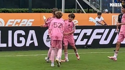 Benja Suárez se estrena como goleador en la FC Futures