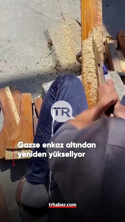 Gazze enkaz altından yeniden yükseliyor! Yeniden inşa çalışmaları başladı!